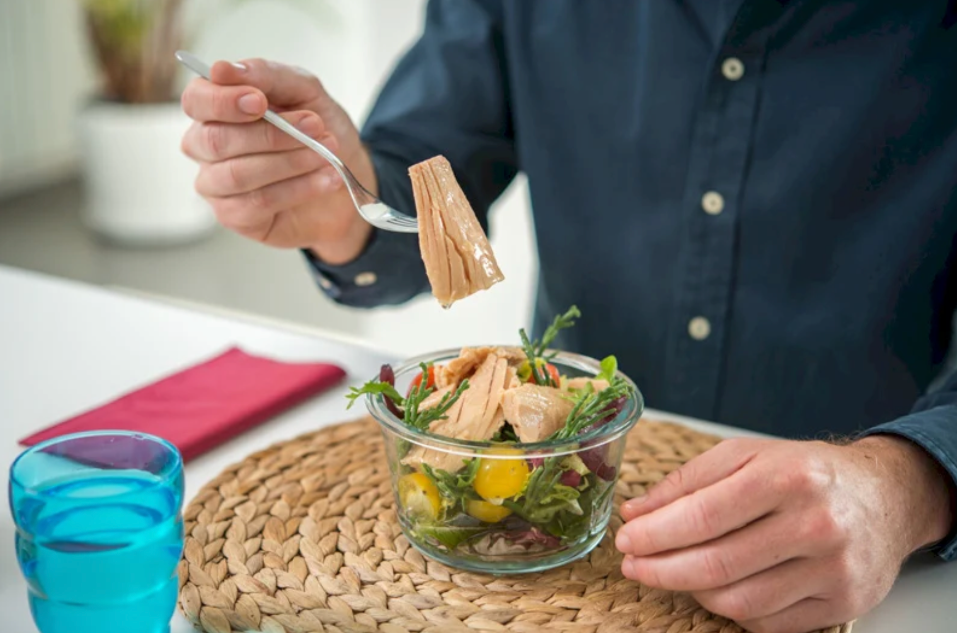 elaborazione tonno leggero