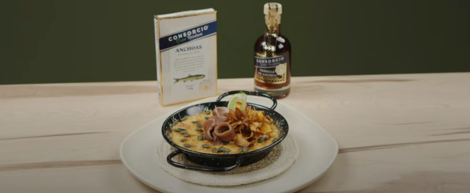 Ricetta della polenta acciughe e zucca Consorcio