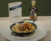 Ricetta della polenta acciughe e zucca Consorcio