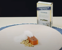 Ricetta del Consorcio acciughe, gazpacho e zenzero