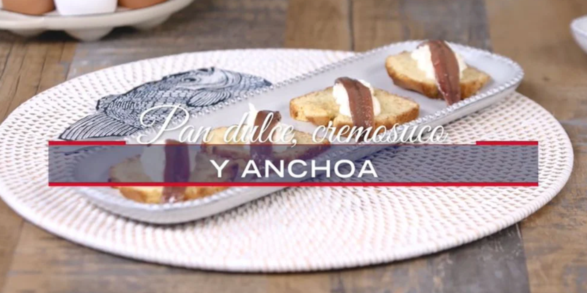 Ricetta: pane dolce, cremoso e acciughe