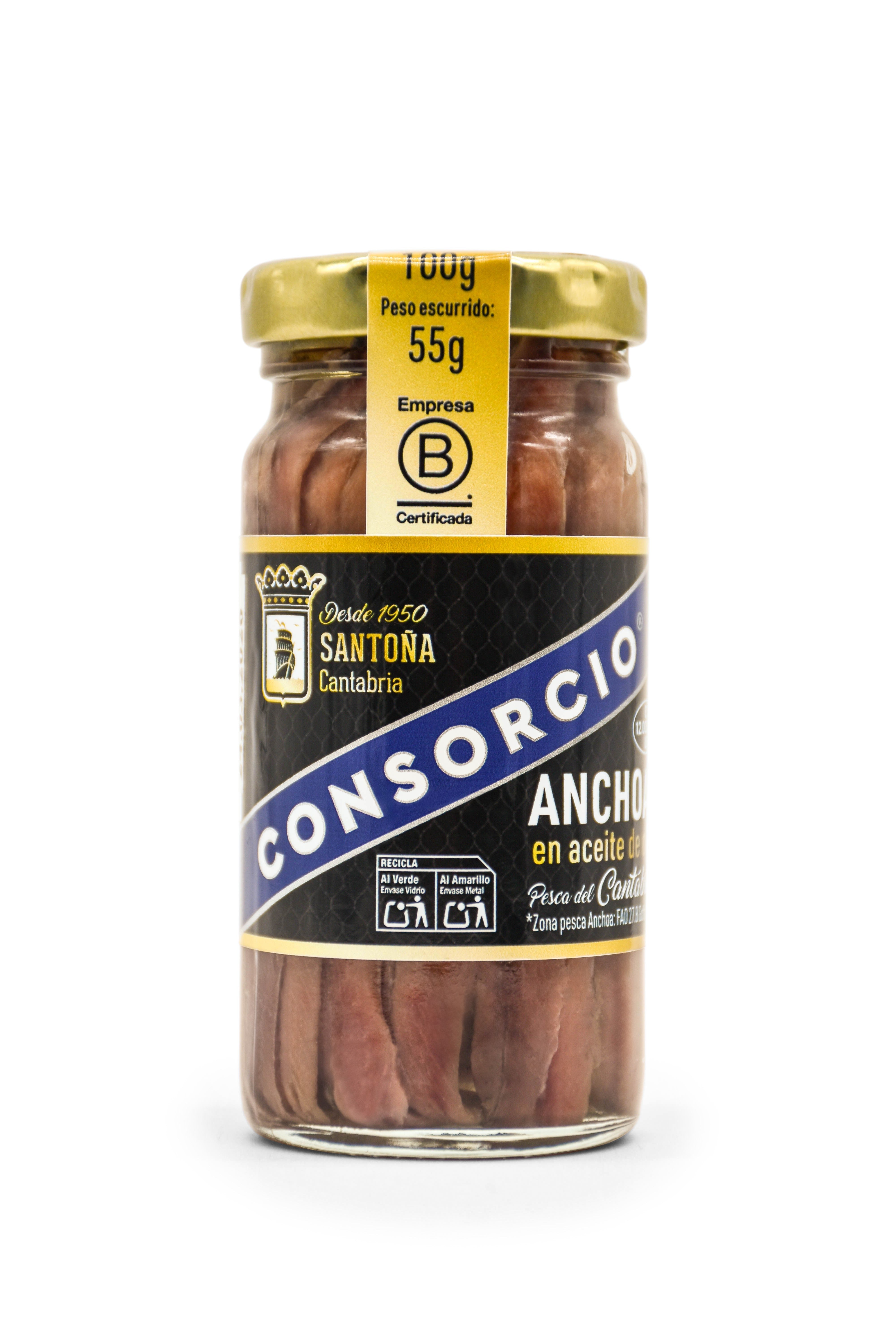 Acciughe del Cantabrico in olio d'oliva - 100g