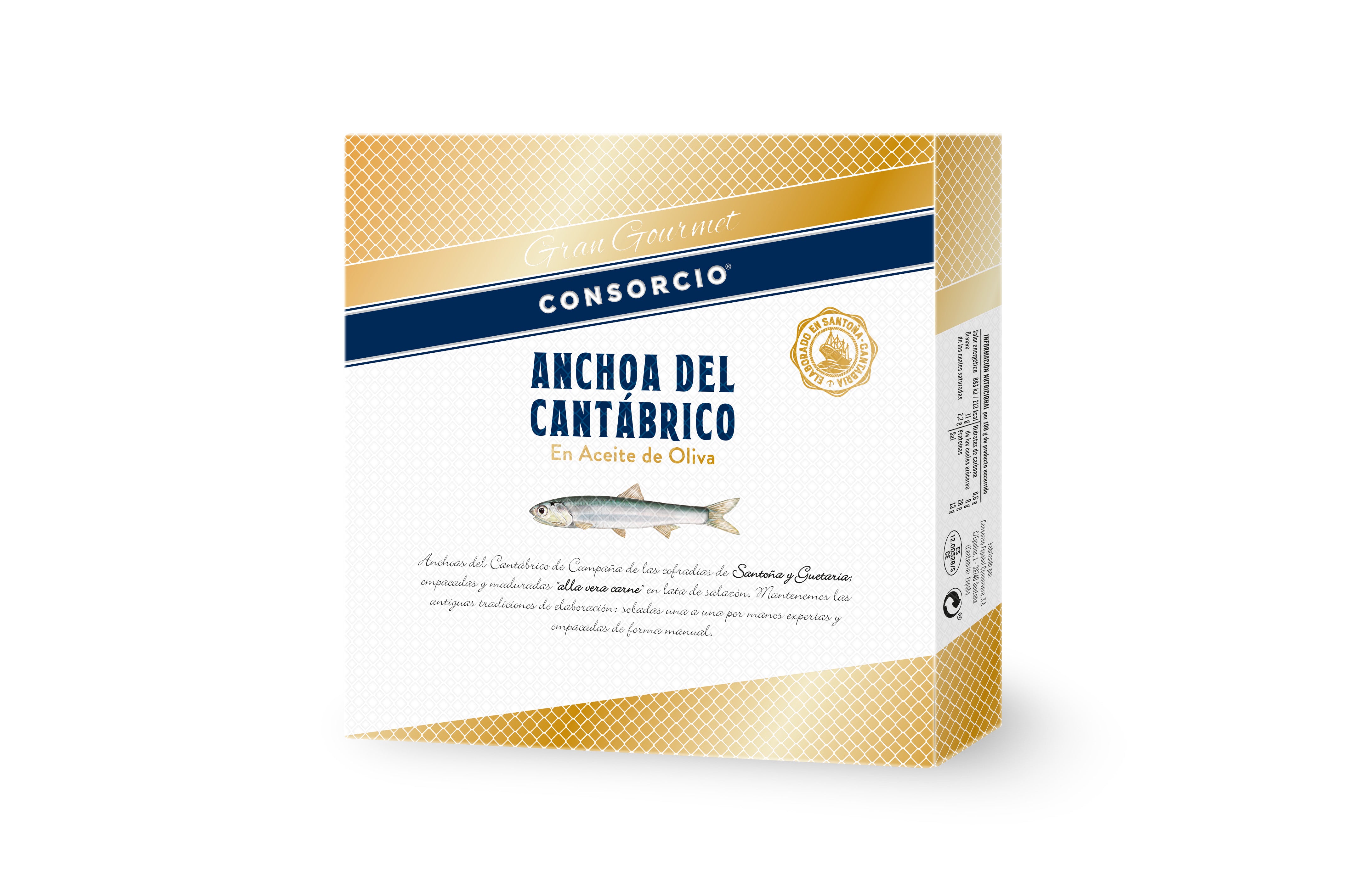 Acciughe del Cantabrico sott'olio - 170g