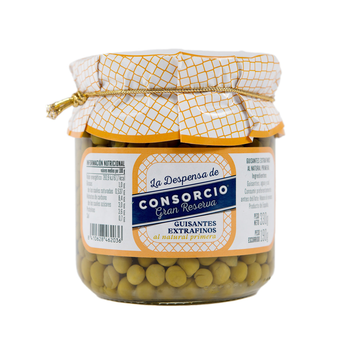 Piselli extrafini al naturale - 370g