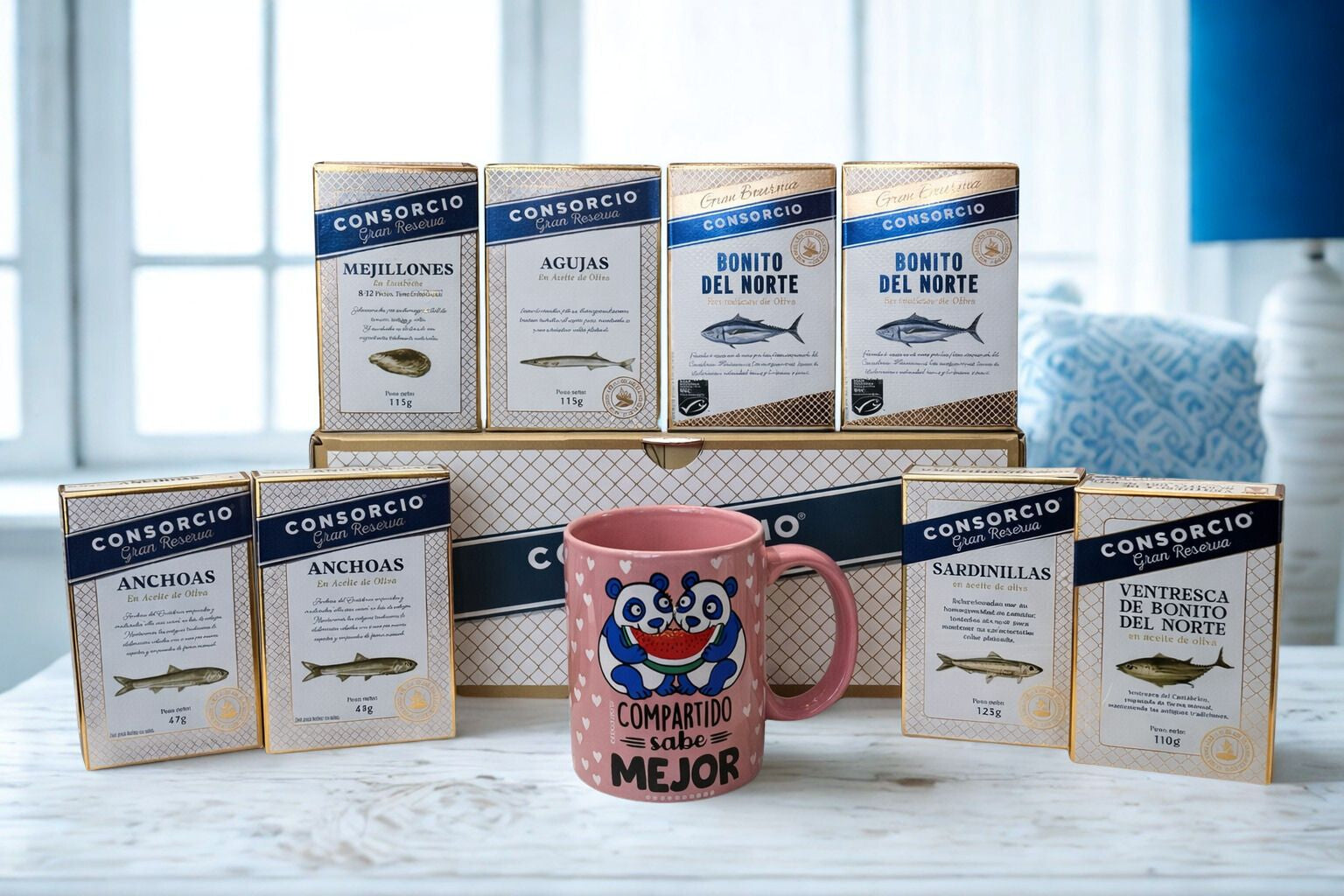 Confezione di conserve gourmet “Cuore del Cantabrico”