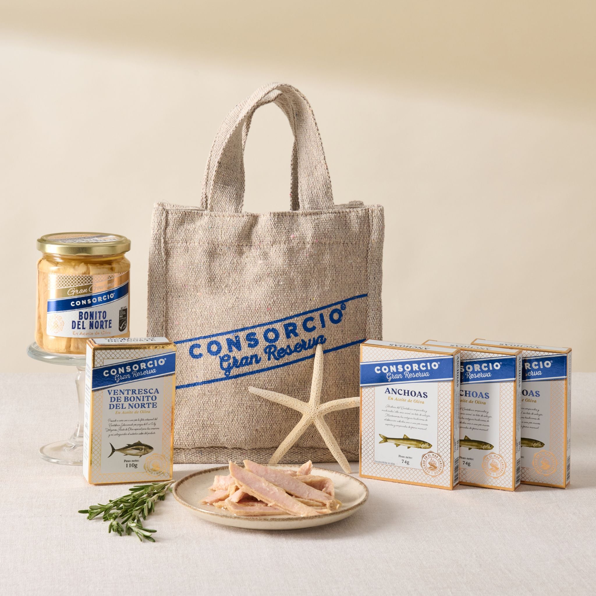 Confezione di prodotti gastronomici "Antipasti del Mar Cantabrico"