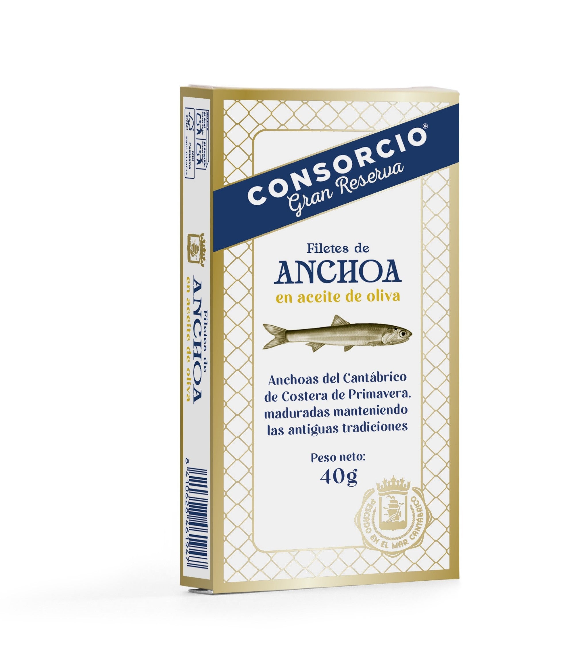 Acciughe del Cantabrico in olio d´oliva - 40g