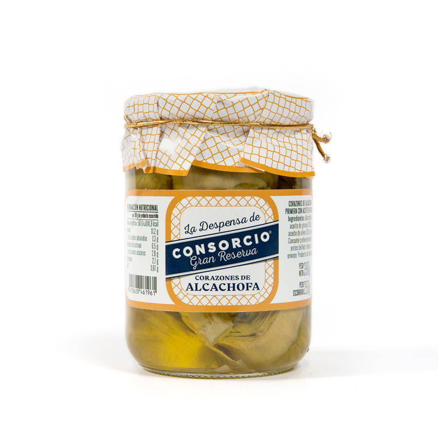 Cuori di carciofi sott'olio 10/12 unità - 390g