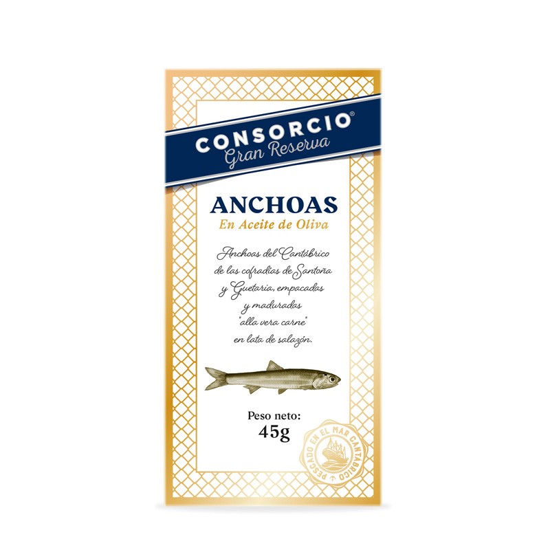 Acciughe del Cantabrico in olio d´oliva - 45g