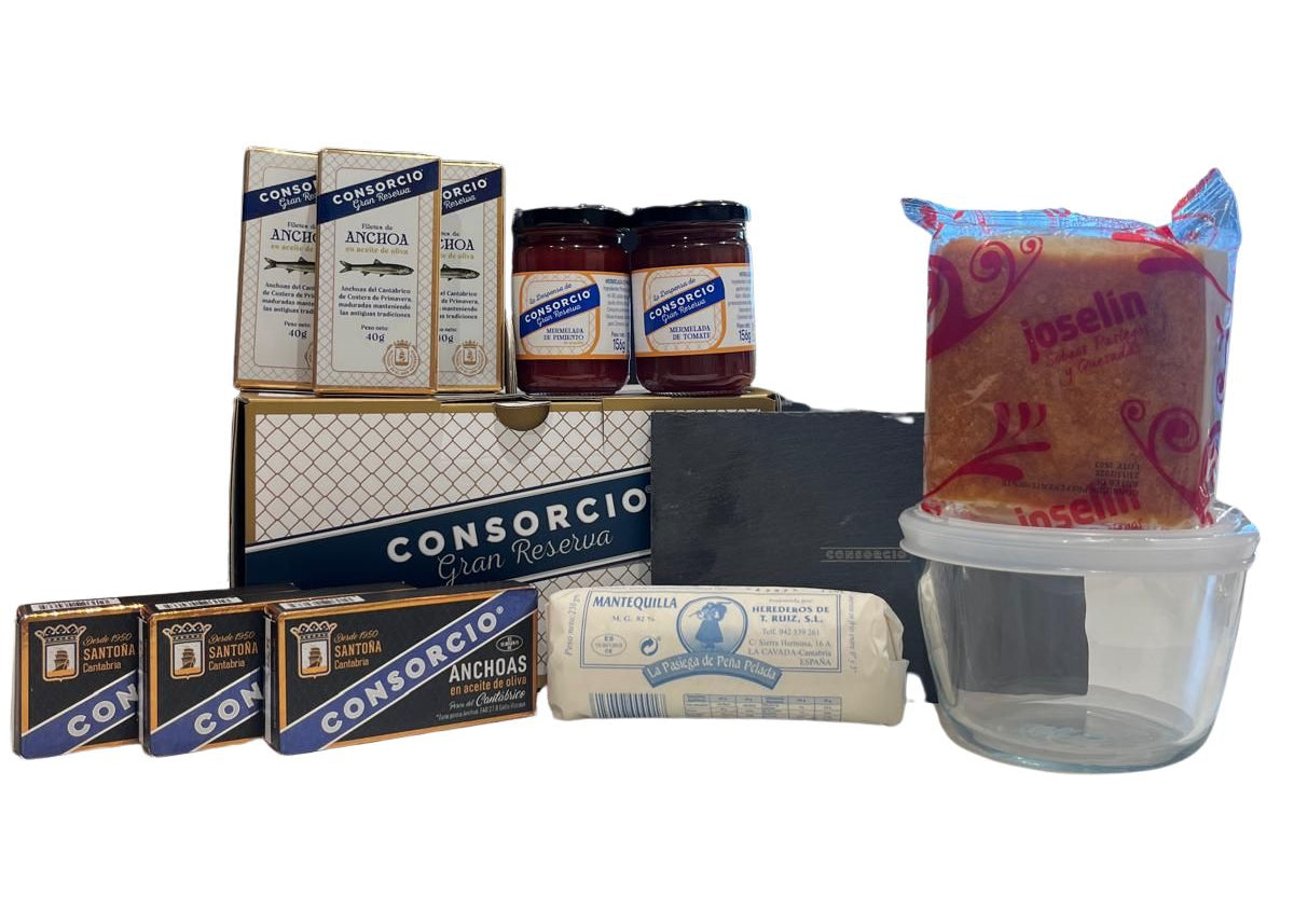 Confezione prodotti gourmet "La jugueteria de la Anchoa"